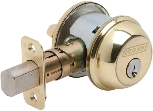 Schlage B60N605, Bright Brass