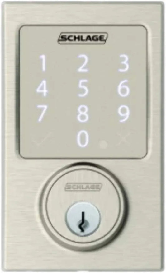 SCHLAGE Sense Smart Deadbolt With Century Trim (Matte Black)