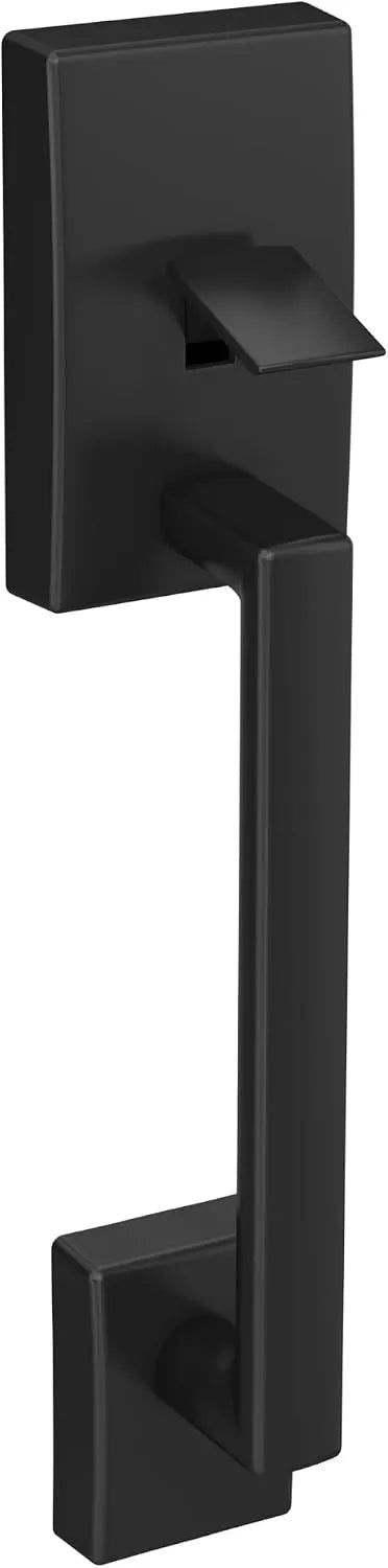 SCHLAGE Century Lower Half Entry Handleset, Latitude Lever, Matte Black